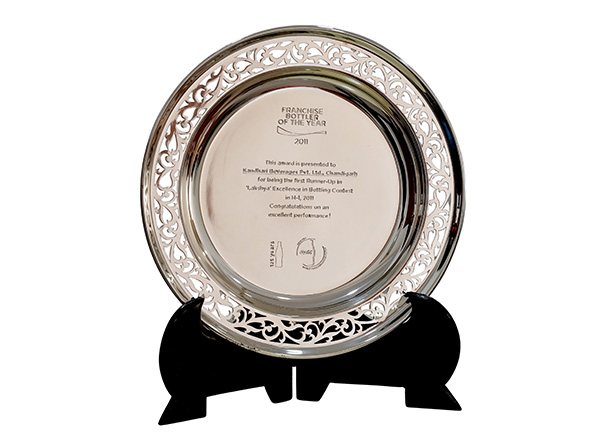kandhari Award Bottler of the year (First Runner up) 2011