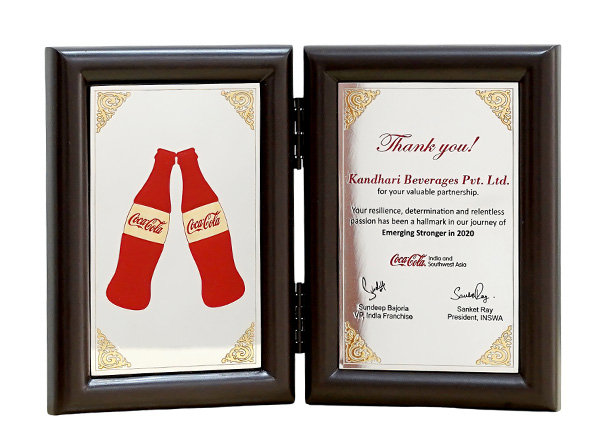 Kandhari Recognition Celebrating Capacity Acceleration India 2021