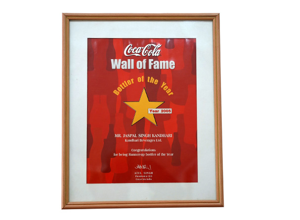 Kandhari-Award-Bottler-Award---Runer-up--2005